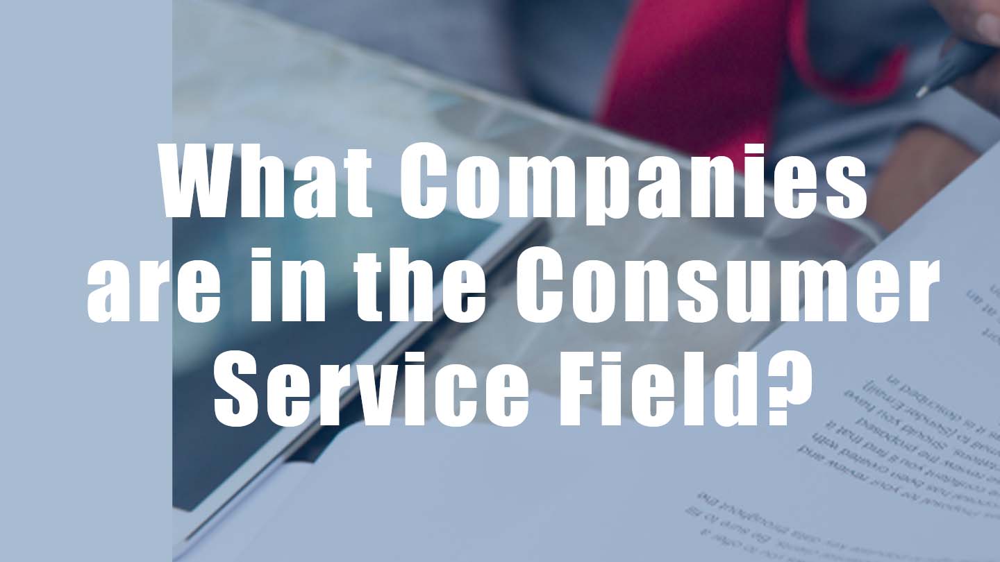 What Companies Are In The Consumer Service Field?